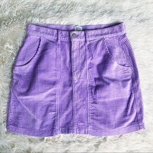 BDG Urban Outfitters Purple Corduroy Skirt Size XL